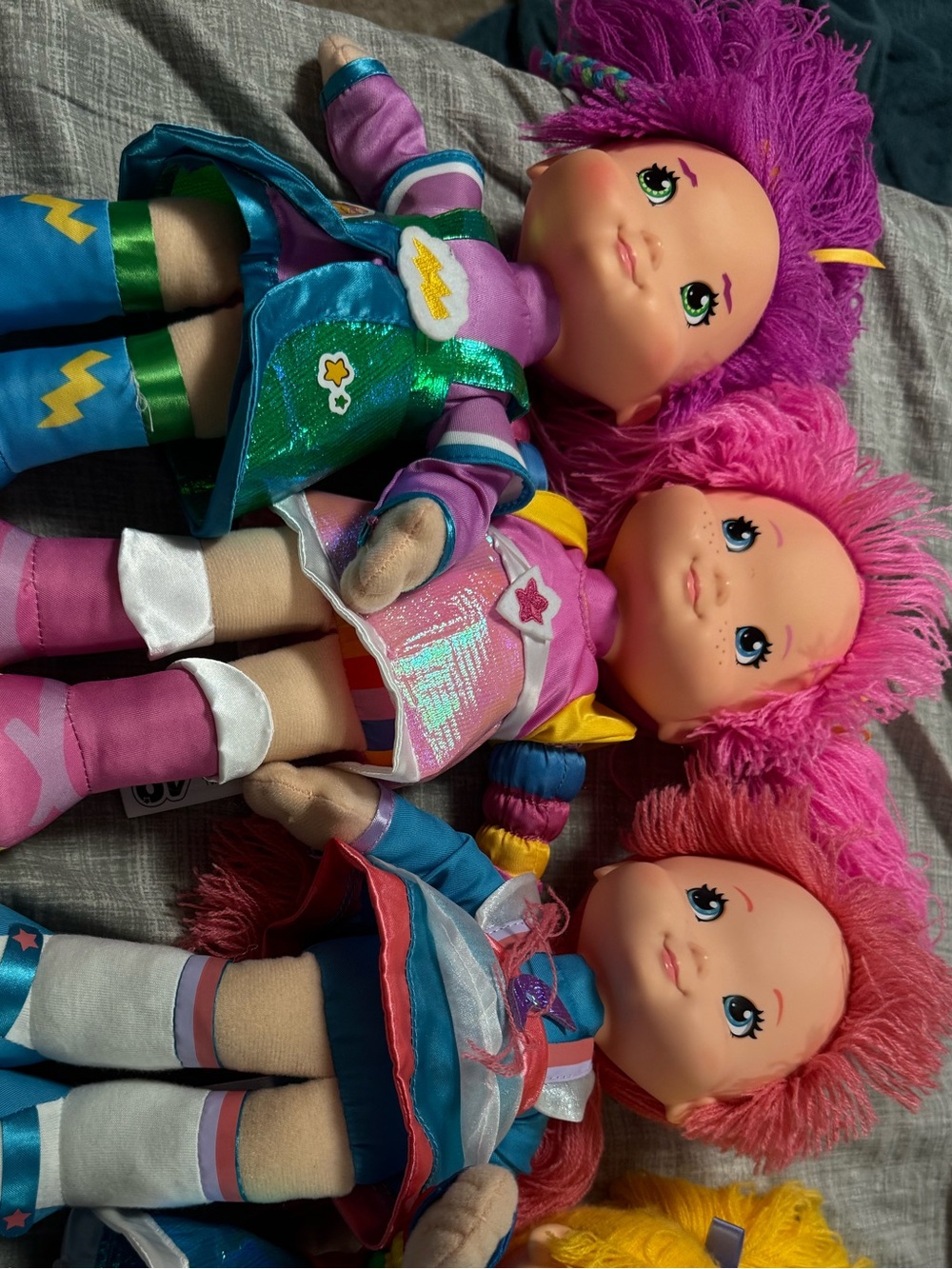 Rainbow Brite 40th Anniversary Plush Dolls - Set of 3(rainbow brite sold)